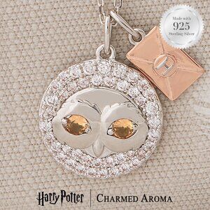 Official Harry Potter Hedwig Owl Necklace - 925 Sterling Silver